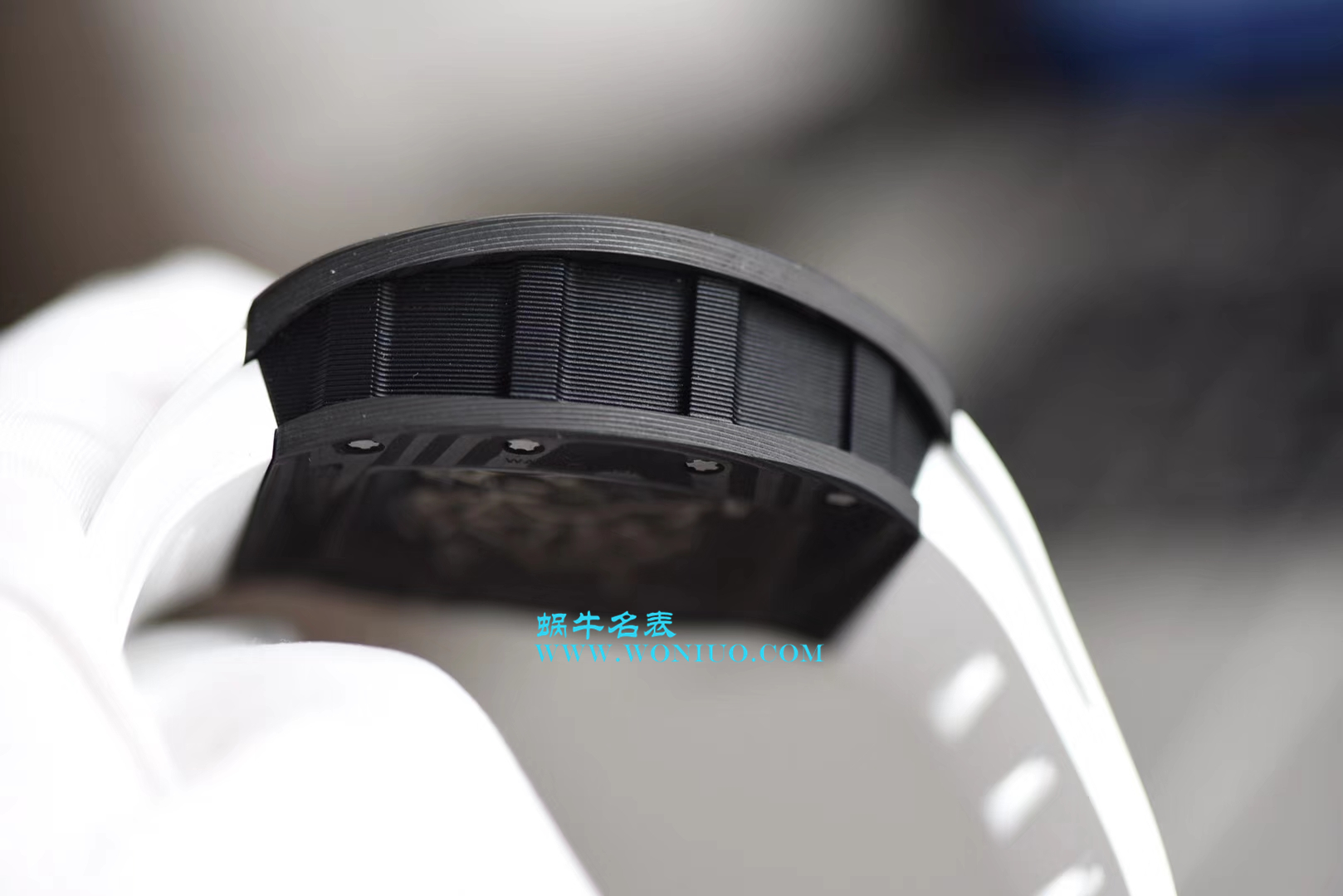 【KV一比一超A高仿手表】RICHARD MILLE RICHARD MILLE男士系列RM 055 carbon fiber 白色橡胶带新款 / RM 055C