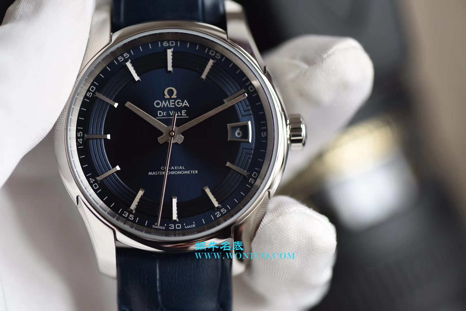 【3S一比一超A高仿手表】OMEGA碟飞HOUR VISION wrist watch 系列433.33.41.21.03.001 wrist watch (明亮之蓝)  / M316