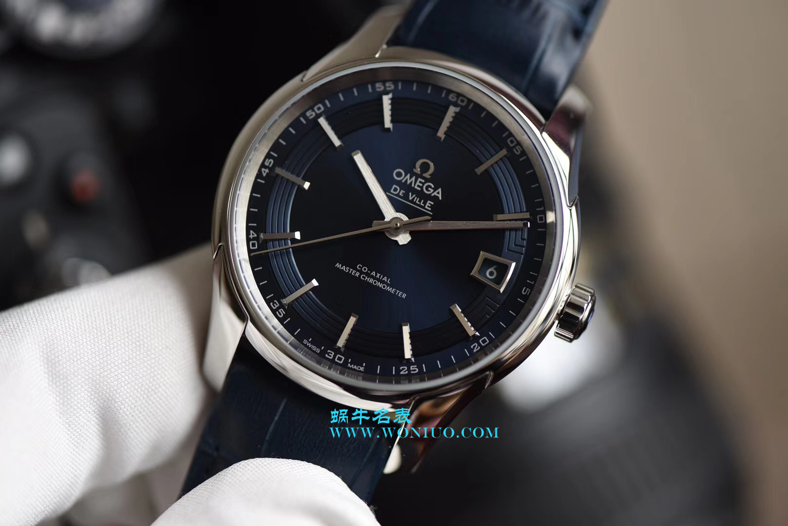 【3S一比一超A高仿手表】OMEGA碟飞HOUR VISION wrist watch 系列433.33.41.21.03.001 wrist watch (明亮之蓝)  / M316