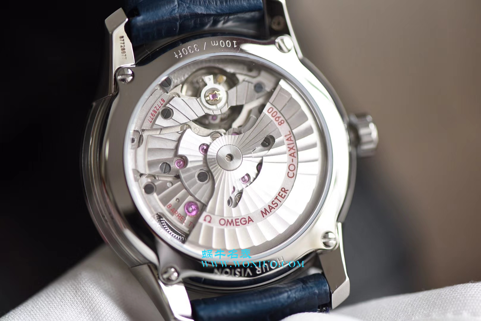 【3S一比一超A高仿手表】OMEGA碟飞HOUR VISION wrist watch 系列433.33.41.21.03.001 wrist watch (明亮之蓝)  / M316