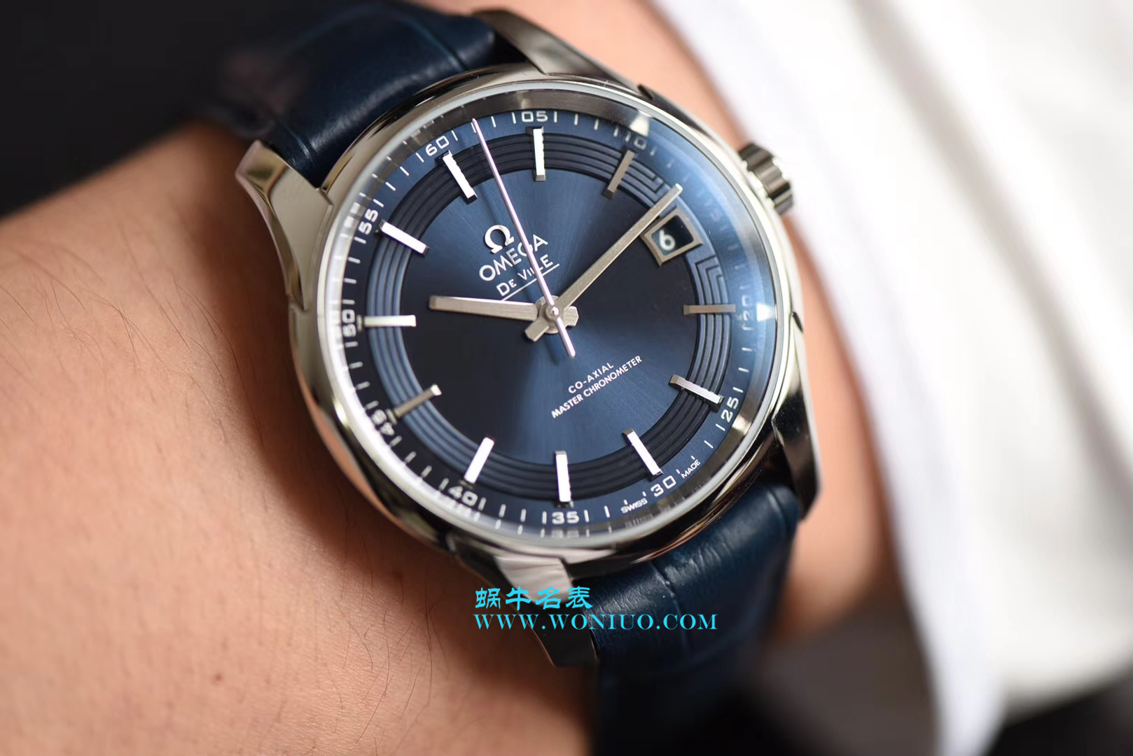 【3S一比一超A高仿手表】OMEGA碟飞HOUR VISION wrist watch 系列433.33.41.21.03.001 wrist watch (明亮之蓝)  / M316