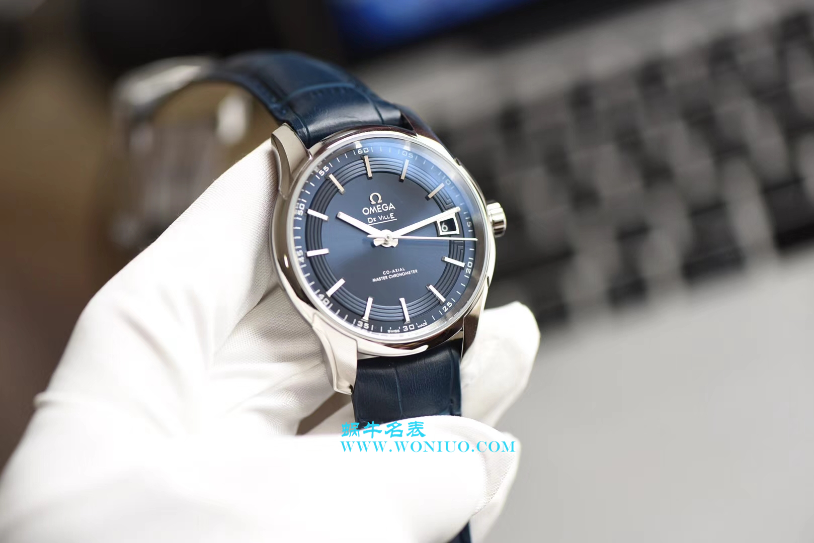 【3S一比一超A高仿手表】OMEGA碟飞HOUR VISION wrist watch 系列433.33.41.21.03.001 wrist watch (明亮之蓝)  / M316
