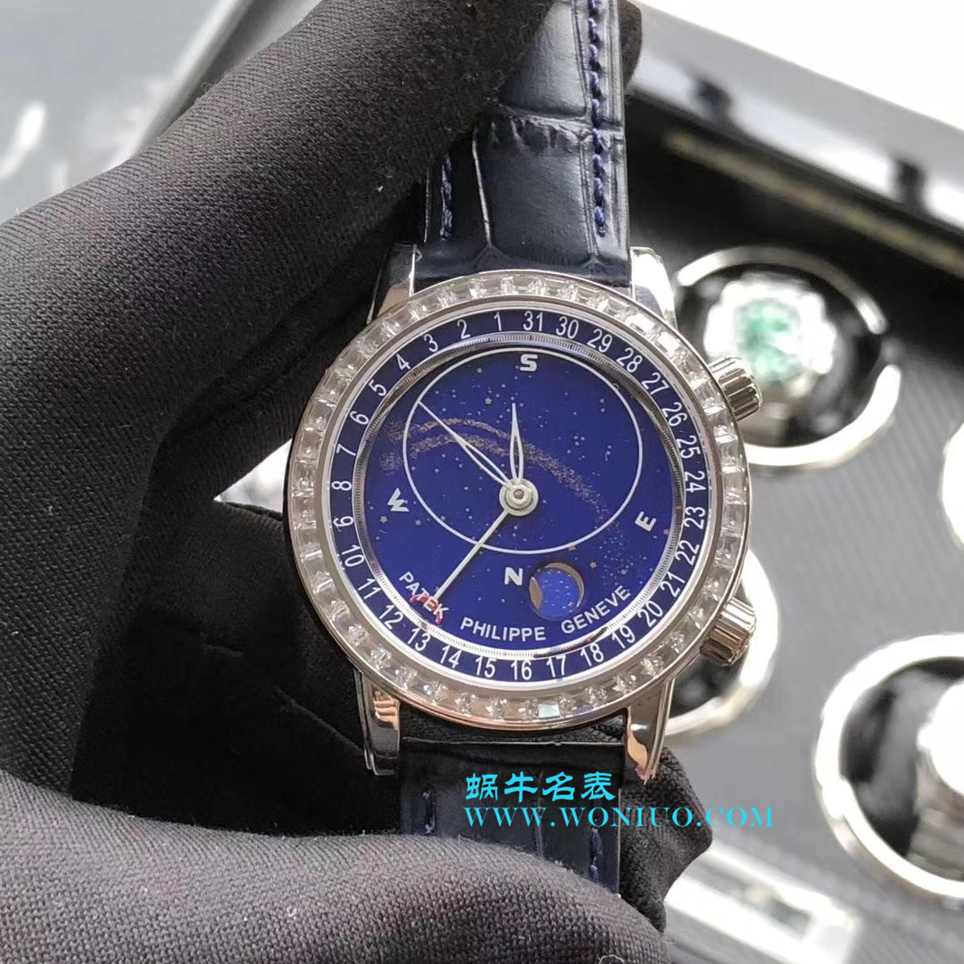 【 Video analysis 】高仿 PATEK PHILIPPE 超级复杂功能计时系列6102P-001 、6104G-001、铂金 wrist watch /6102R-001 玫瑰金 wrist watch  / BD219