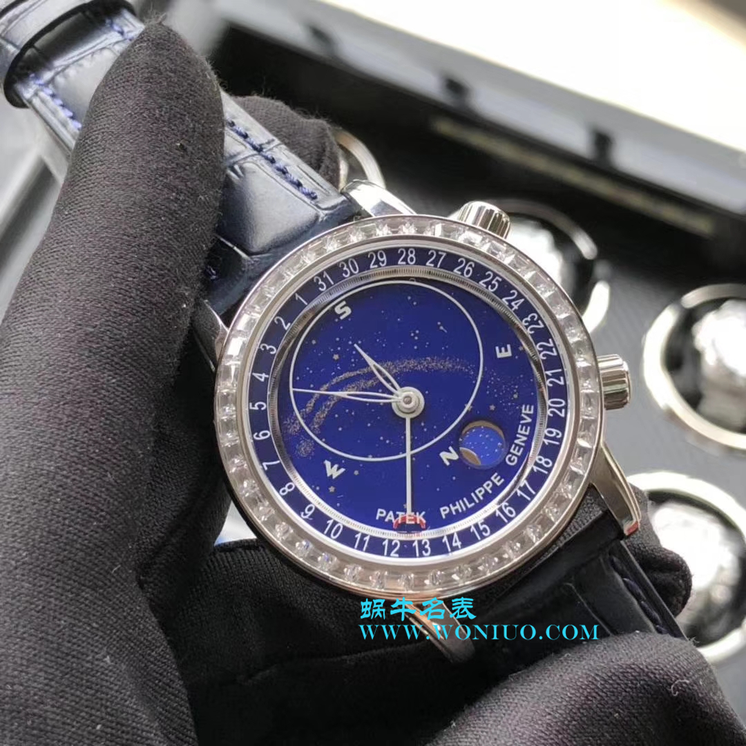 【 Video analysis 】高仿 PATEK PHILIPPE 超级复杂功能计时系列6102P-001 、6104G-001、铂金 wrist watch /6102R-001 玫瑰金 wrist watch  / BD219