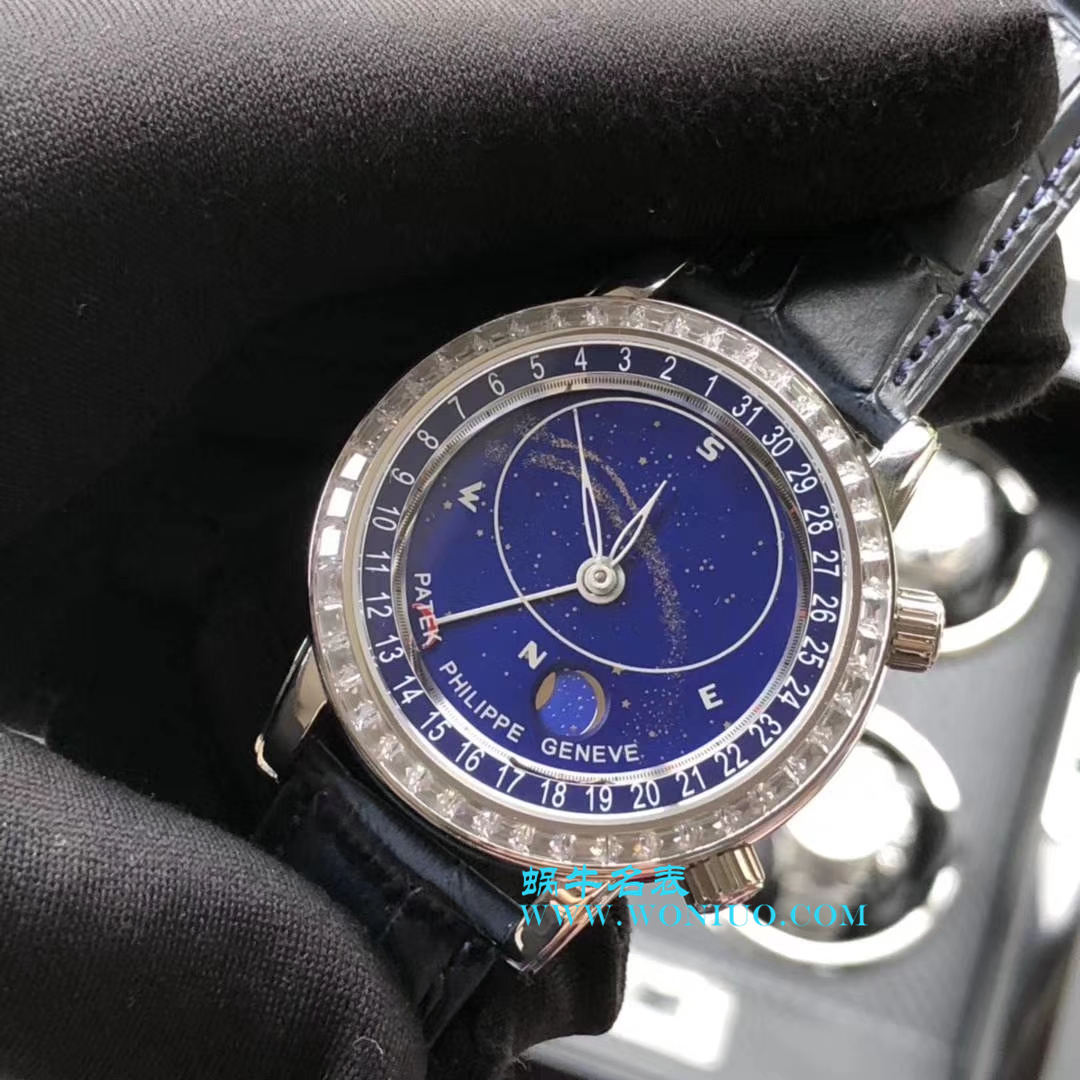 【 Video analysis 】高仿 PATEK PHILIPPE 超级复杂功能计时系列6102P-001 、6104G-001、铂金 wrist watch /6102R-001 玫瑰金 wrist watch  / BD219