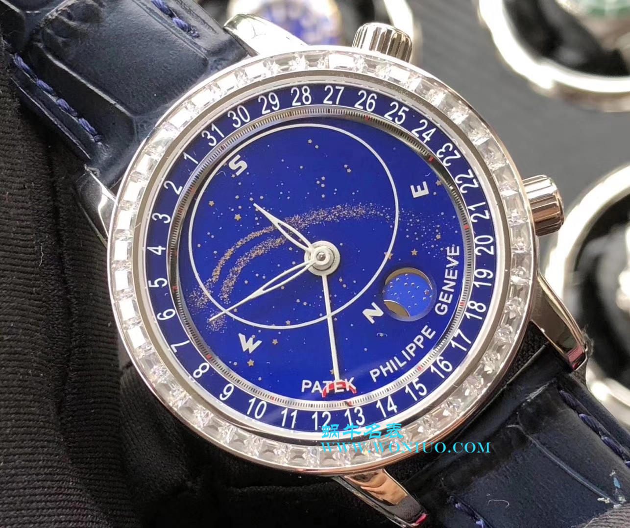 【 Video analysis 】高仿 PATEK PHILIPPE 超级复杂功能计时系列6102P-001 、6104G-001、铂金 wrist watch /6102R-001 玫瑰金 wrist watch  / BD219