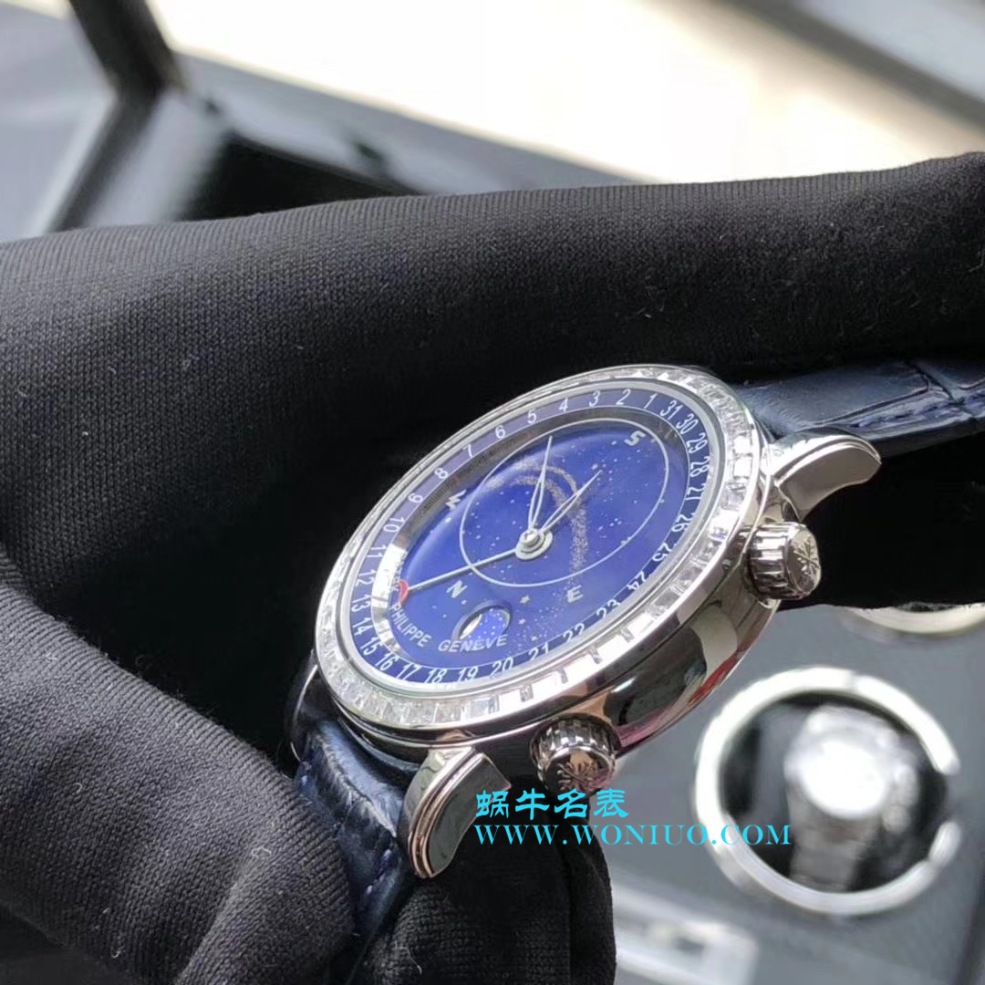 【 Video analysis 】高仿 PATEK PHILIPPE 超级复杂功能计时系列6102P-001 、6104G-001、铂金 wrist watch /6102R-001 玫瑰金 wrist watch  / BD219