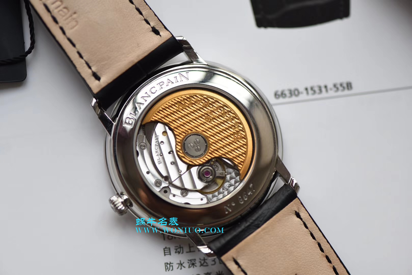 【ZF一比一超A高仿手表】Blancpain 经典系列6651-1127-55B wrist watch  / BP033