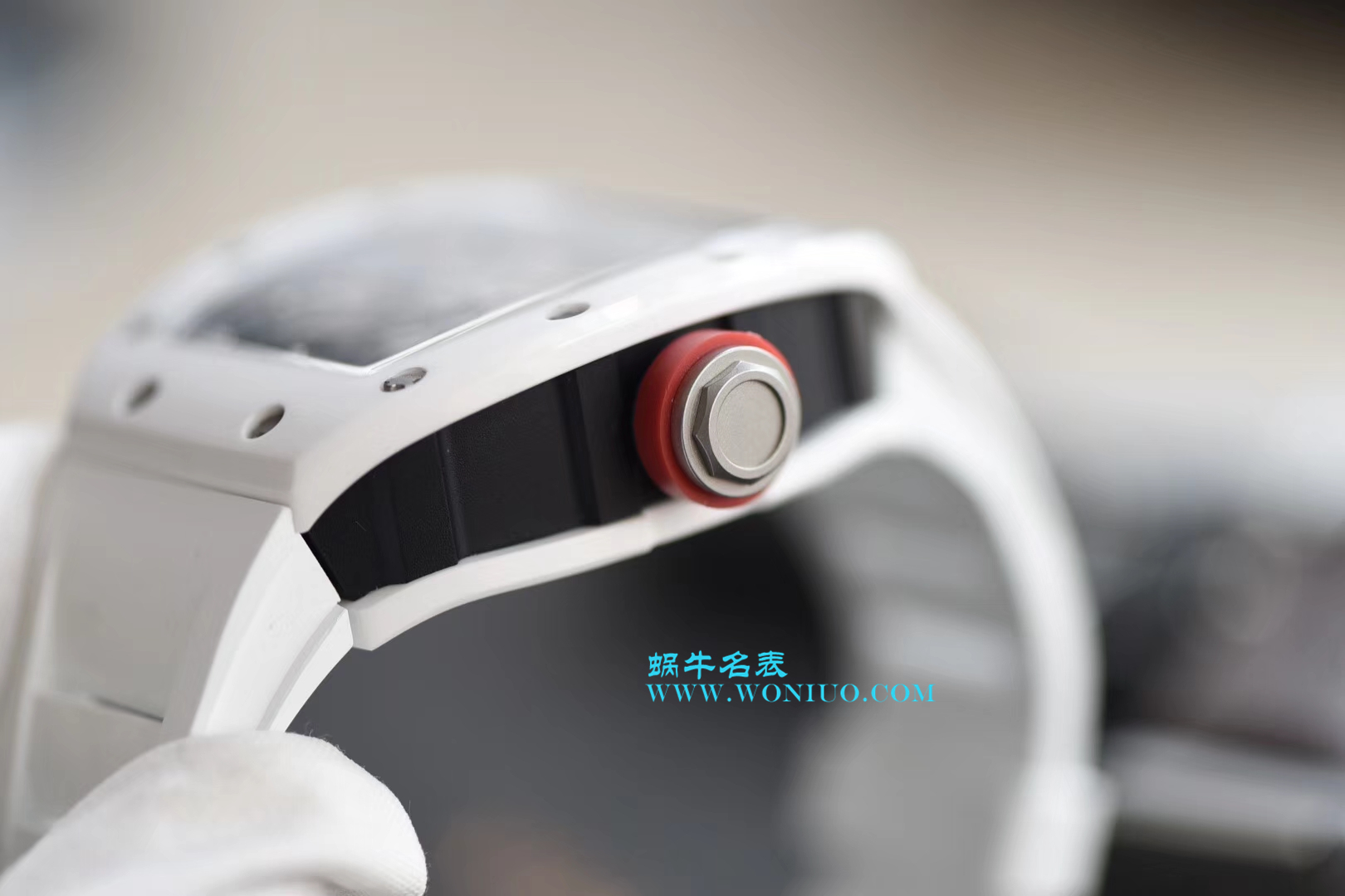 【KV一比一超A高仿手表】RICHARD MILLE RICHARD MILLE男士系列RM 055白 Composite 白色橡胶带新款 wrist watch  / RM 055D