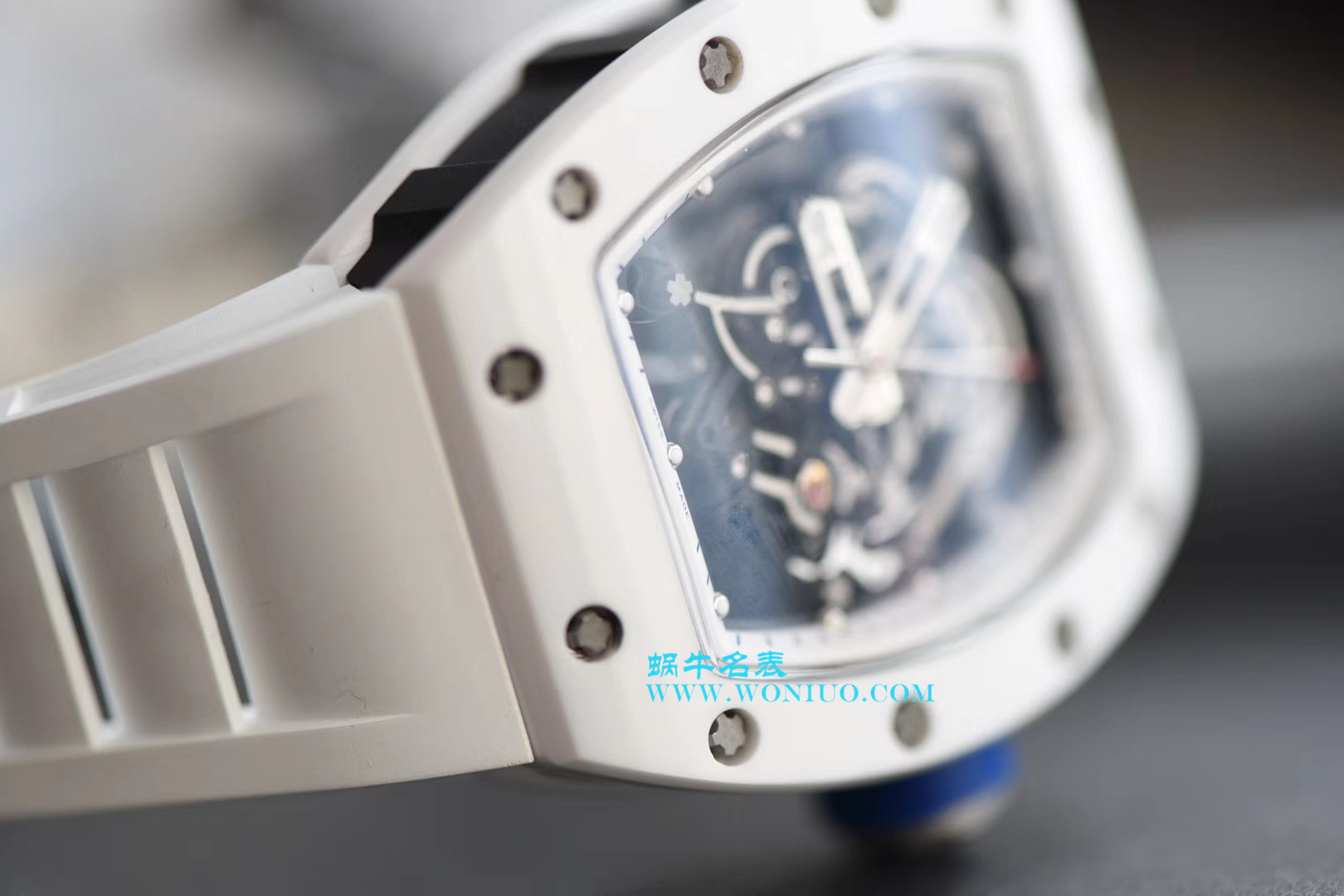 【KV一比一超A高仿手表】RICHARD MILLE RICHARD MILLE男士系列RM 055白 Composite 白色橡胶带新款 wrist watch  / RM 055D