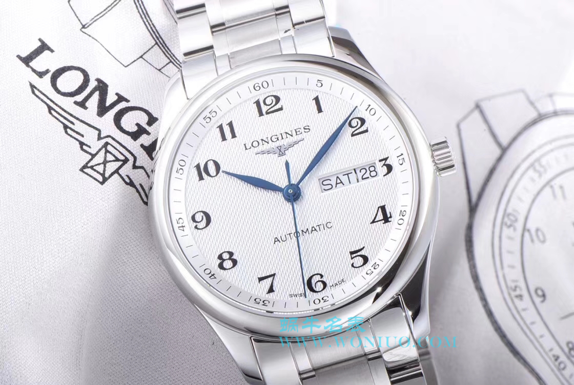 【LG一比一超A高仿手表】 Longines 名匠系列 Day-Date 双历L2.755.4.78.3 wrist watch  / L099