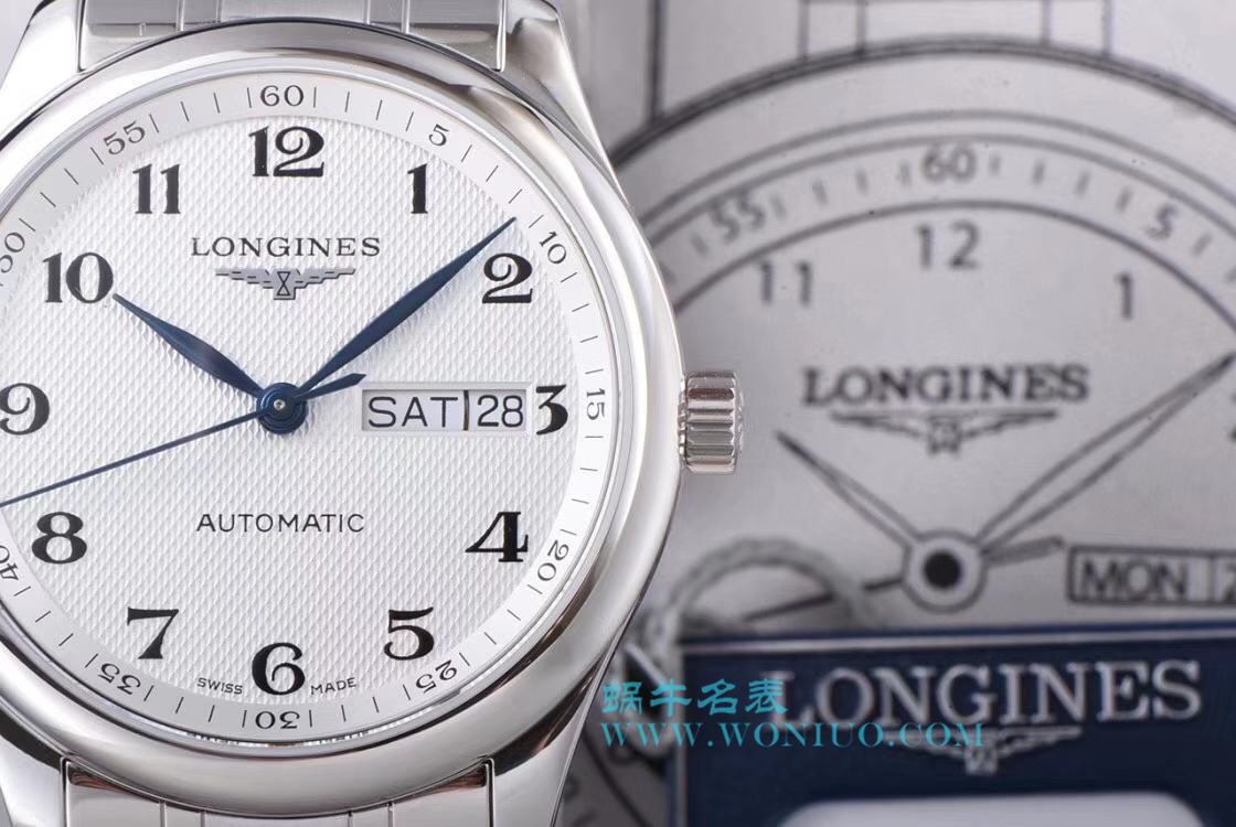 【LG一比一超A高仿手表】 Longines 名匠系列 Day-Date 双历L2.755.4.78.3 wrist watch  / L099
