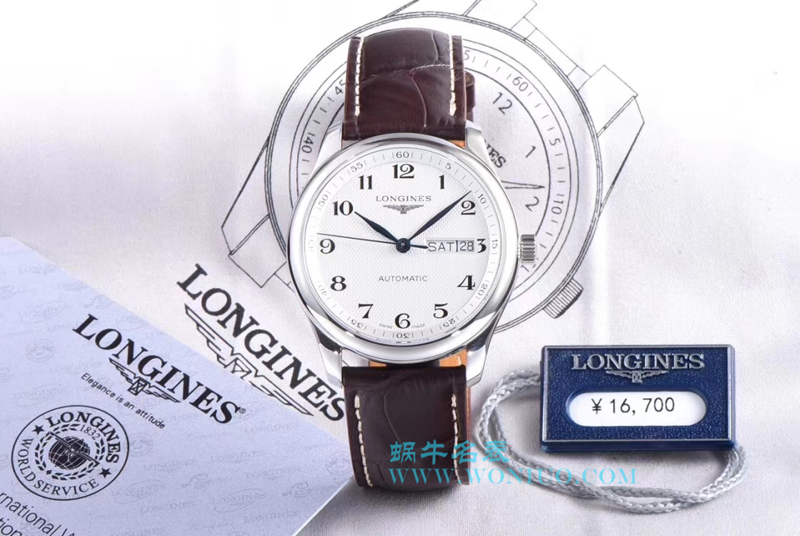 【LG一比一超A高仿手表】 Longines 名匠系列 Day-Date 双历L2.755.4.78.3 wrist watch  / L099
