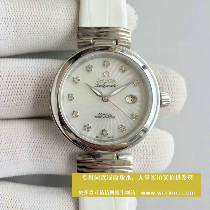 【V6 Factory 1:1超A高仿手表】OMEGA碟飞系列425.33.34.20.55.001 女士 wrist watch 《OMEGA鸟巢》 / M063