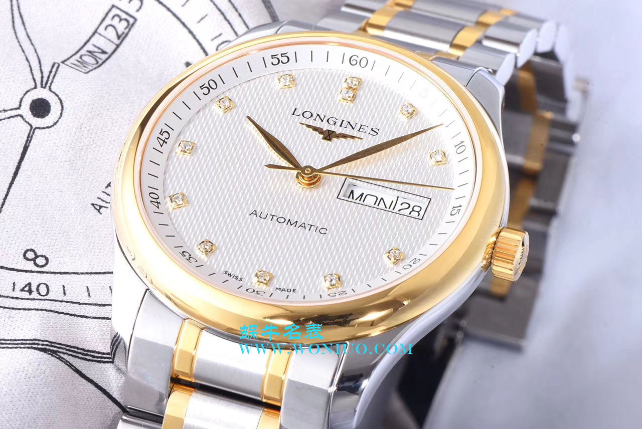 【LG一比一超A高仿手表】 Longines 名匠系列 Day-Date 双历L2.755.4.78.3 wrist watch  / L099