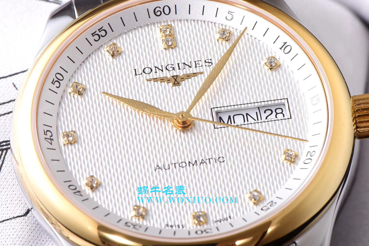 【LG一比一超A高仿手表】 Longines 名匠系列 Day-Date 双历L2.755.4.78.3 wrist watch  / L099