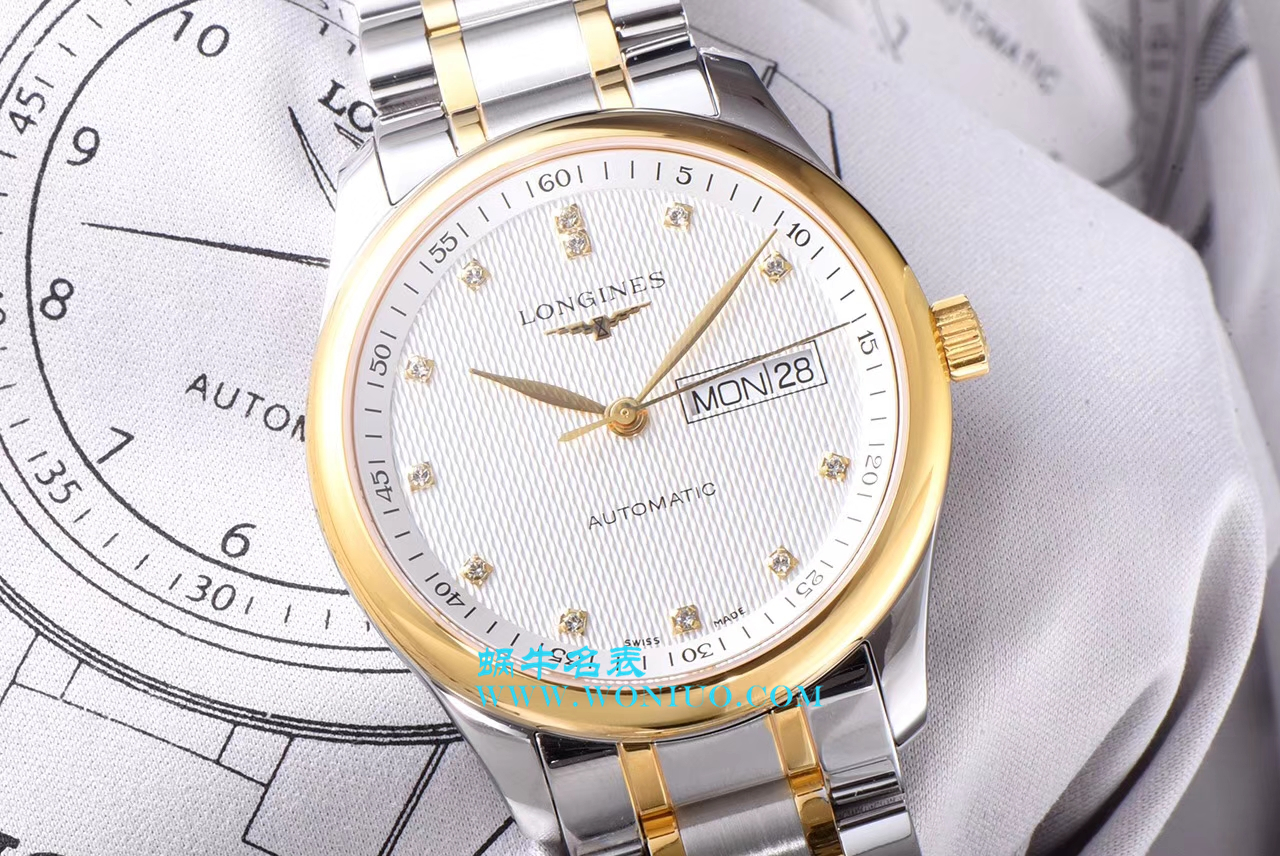 【LG一比一超A高仿手表】 Longines 名匠系列 Day-Date 双历L2.755.4.78.3 wrist watch  / L099