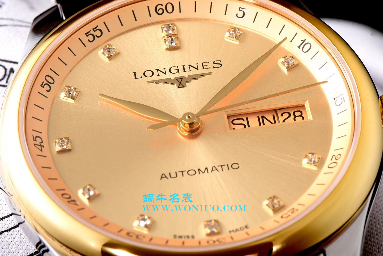 【LG一比一超A高仿手表】 Longines 名匠系列 Day-Date 双历L2.755.4.78.3 wrist watch  / L099