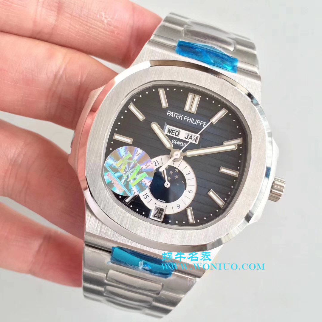 【KM一比一超A高精仿手表】 PATEK PHILIPPE 运动系列 Nautilus 月相5726/1A wrist watch  / BDBE199