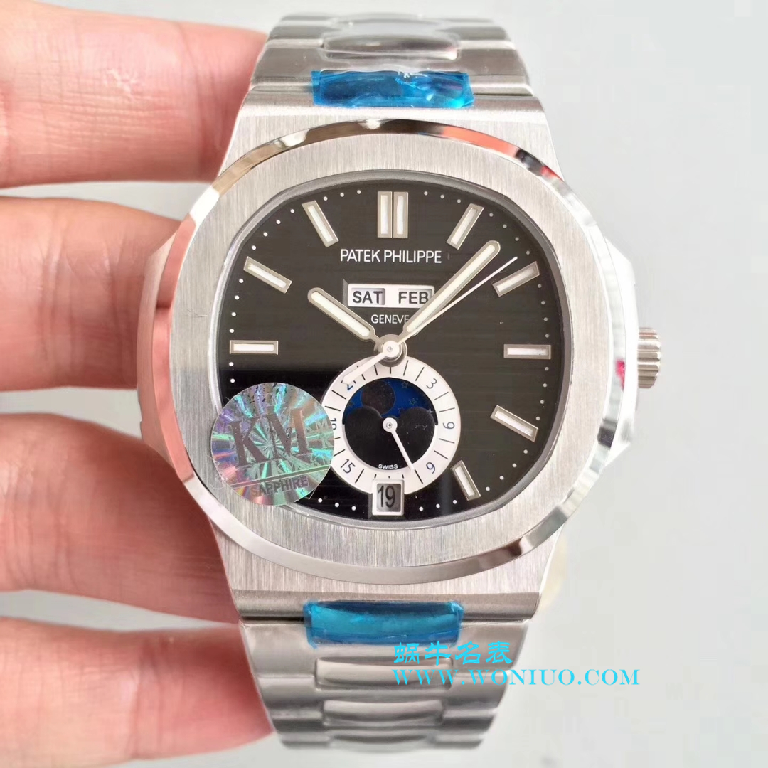 【KM一比一高精仿手表】 PATEK PHILIPPE Nautilus系列精钢男表5726A-001 / BD204