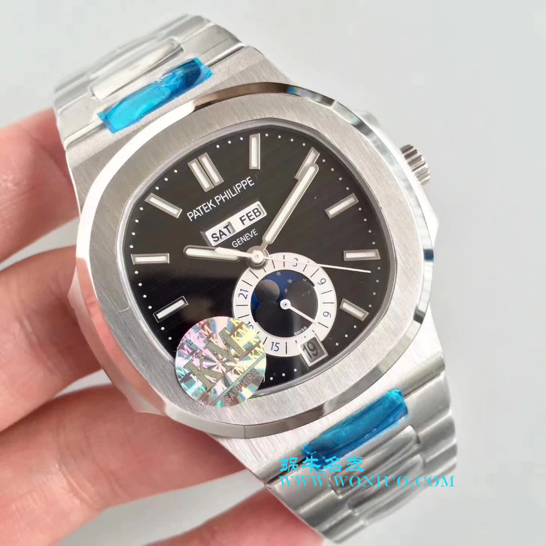【KM一比一高精仿手表】 PATEK PHILIPPE Nautilus系列精钢男表5726A-001 / BD204