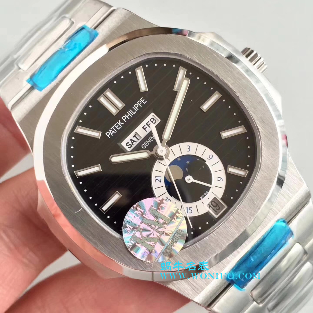 【KM一比一高精仿手表】 PATEK PHILIPPE Nautilus系列精钢男表5726A-001 / BD204