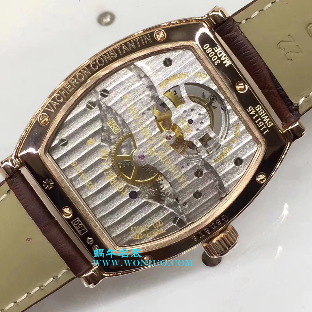 【TF Factory 一比一超A高精仿手表】Vacheron Constantin  马耳他系列30080/000R-9257单日历手动上链 Tourbillon  wrist watch  / JS184