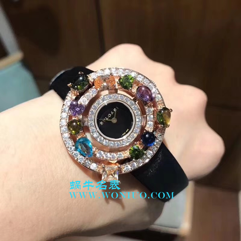  BVLGARI astrale珠宝系列 wrist watch 闪亮登场 限量发售 按订货顺序出货 黄金镶嵌彩色宝石 / BG011