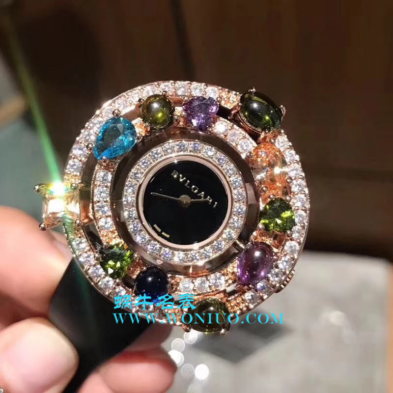  BVLGARI astrale珠宝系列 wrist watch 闪亮登场 限量发售 按订货顺序出货 黄金镶嵌彩色宝石 / BG011