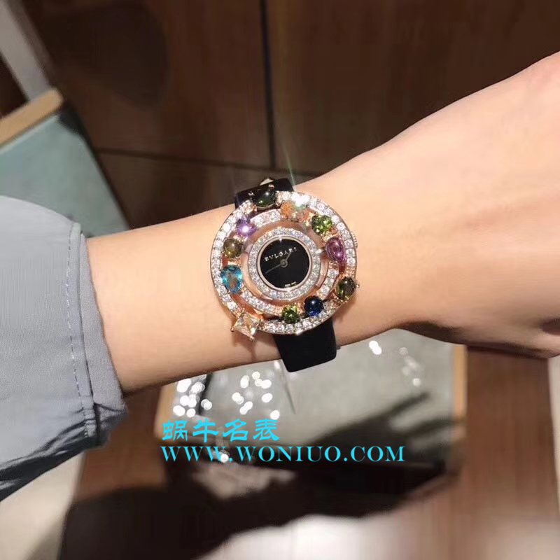  BVLGARI astrale珠宝系列 wrist watch 闪亮登场 限量发售 按订货顺序出货 黄金镶嵌彩色宝石 / BG011