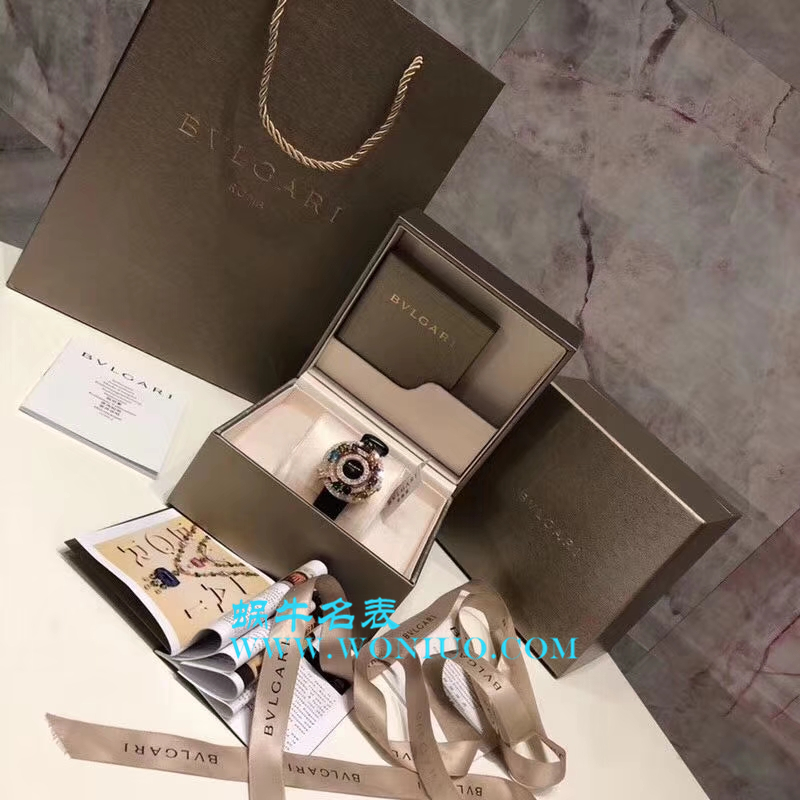  BVLGARI astrale珠宝系列 wrist watch 闪亮登场 限量发售 按订货顺序出货 黄金镶嵌彩色宝石 / BG011