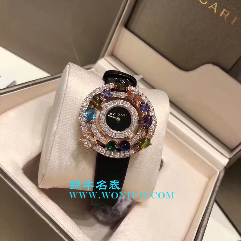  BVLGARI astrale珠宝系列 wrist watch 闪亮登场 限量发售 按订货顺序出货 黄金镶嵌彩色宝石 / BG011