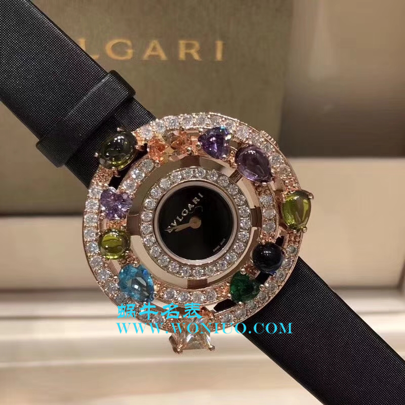  BVLGARI astrale珠宝系列 wrist watch 闪亮登场 限量发售 按订货顺序出货 黄金镶嵌彩色宝石 / BG011