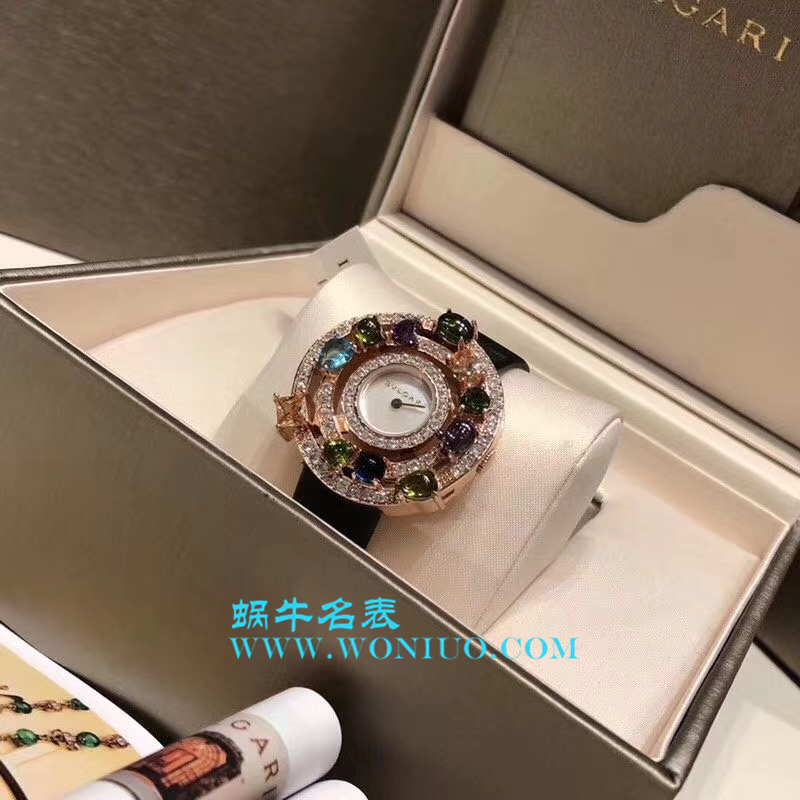  BVLGARI astrale珠宝系列 wrist watch 闪亮登场 限量发售 按订货顺序出货 黄金镶嵌彩色宝石 / BG011