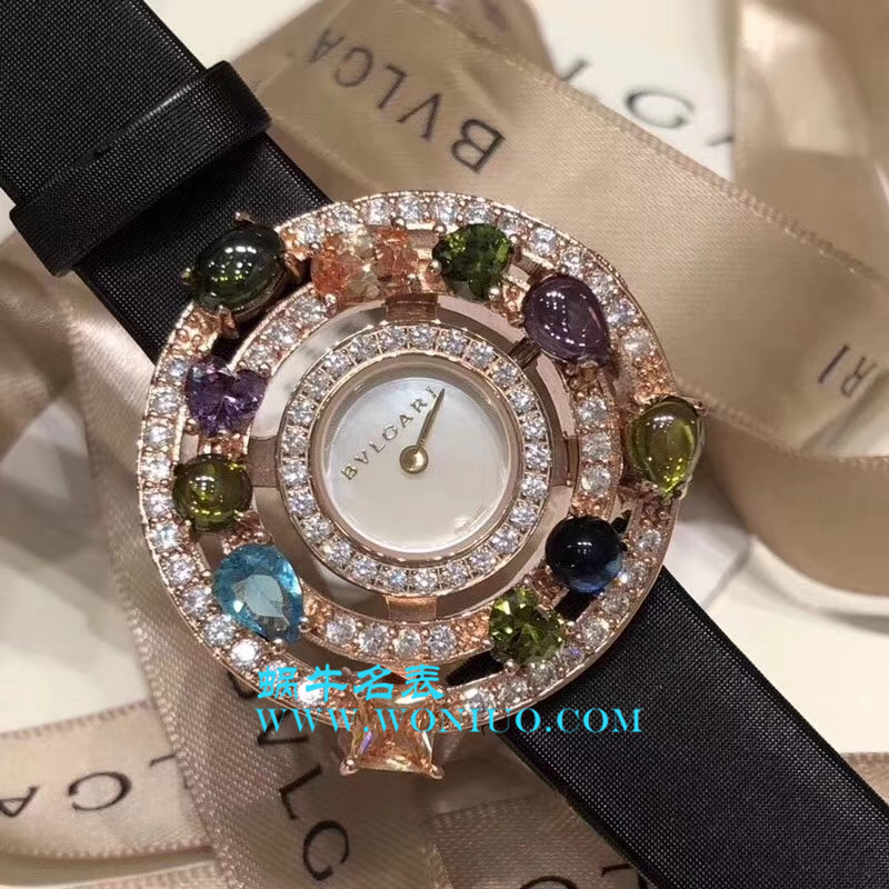  BVLGARI astrale珠宝系列 wrist watch 闪亮登场 限量发售 按订货顺序出货 黄金镶嵌彩色宝石 / BG011
