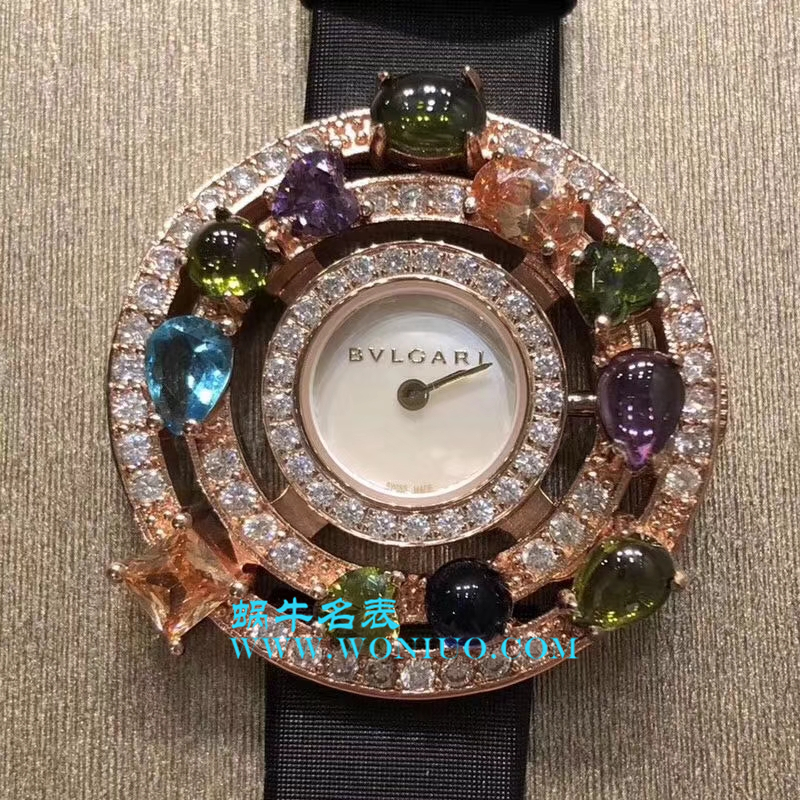  BVLGARI astrale珠宝系列 wrist watch 闪亮登场 限量发售 按订货顺序出货 黄金镶嵌彩色宝石 / BG011