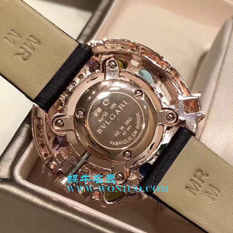  BVLGARI astrale珠宝系列 wrist watch 闪亮登场 限量发售 按订货顺序出货 黄金镶嵌彩色宝石 / BG011