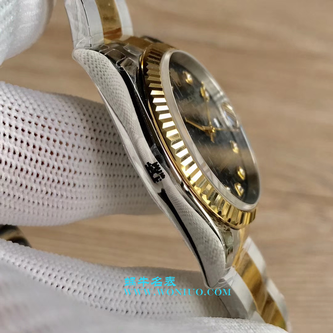 【DJ一比一超高仿手表】 Rolex 36  Datejust 系列116233、116203、116233黑盘镶钻蚝式 watchband   wrist watch  / R069