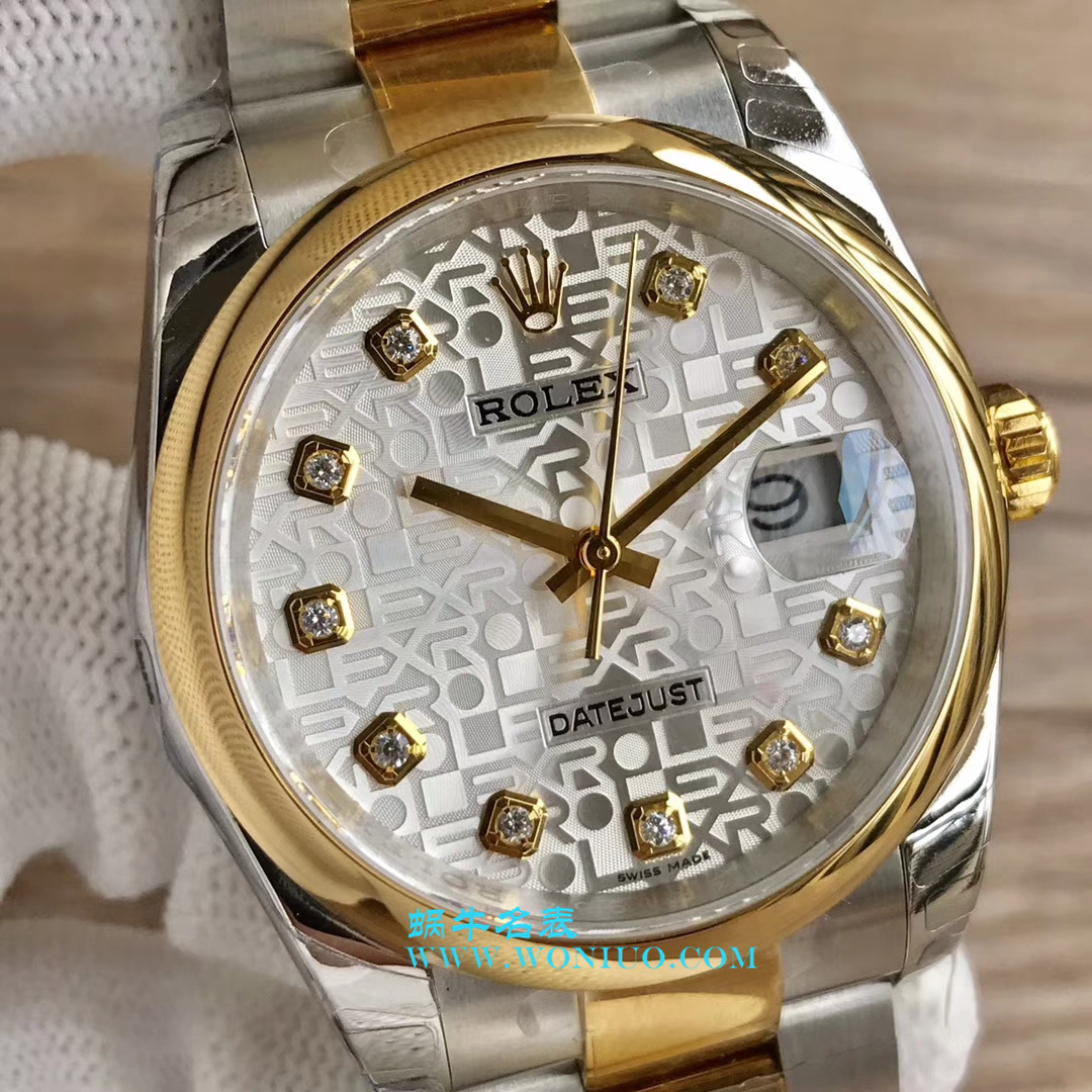 【DJ一比一超高仿手表】 Rolex 36  Datejust 系列116233、116203、116233黑盘镶钻蚝式 watchband   wrist watch  / R069