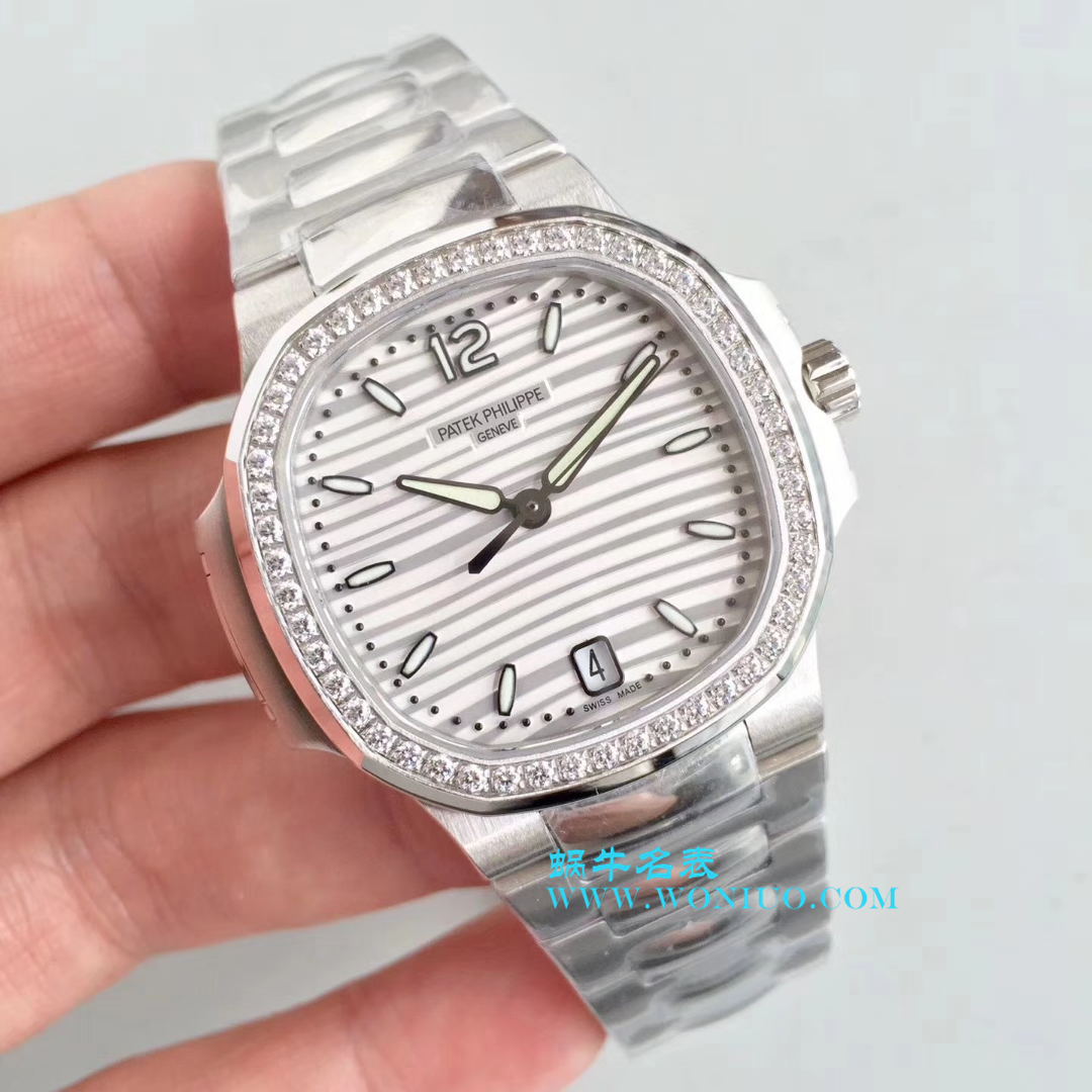【PF一比一超A高仿手表】 PATEK PHILIPPE 运动系列7018/1A-001、7018/1A-010、7018/1A-011( Nautilus 女表) / BD163