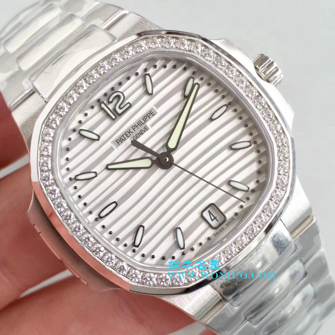 【PF一比一超A高仿手表】 PATEK PHILIPPE 运动系列7018/1A-001、7018/1A-010、7018/1A-011( Nautilus 女表) / BD163