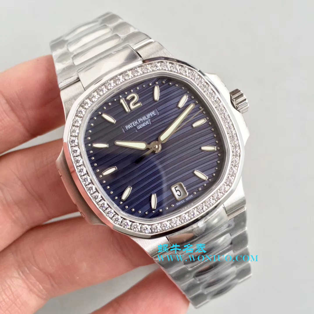 【PF一比一超A高仿手表】 PATEK PHILIPPE 运动系列7018/1A-001、7018/1A-010、7018/1A-011( Nautilus 女表) / BD163