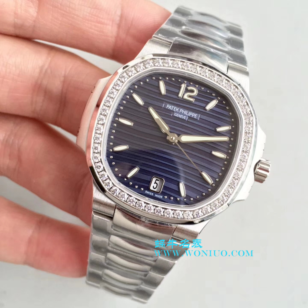 【PF一比一超A高仿手表】 PATEK PHILIPPE 运动系列7018/1A-001、7018/1A-010、7018/1A-011( Nautilus 女表) / BD163