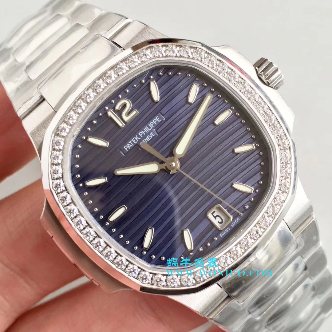 【PF一比一超A高仿手表】 PATEK PHILIPPE 运动系列7018/1A-001、7018/1A-010、7018/1A-011( Nautilus 女表) / BD163
