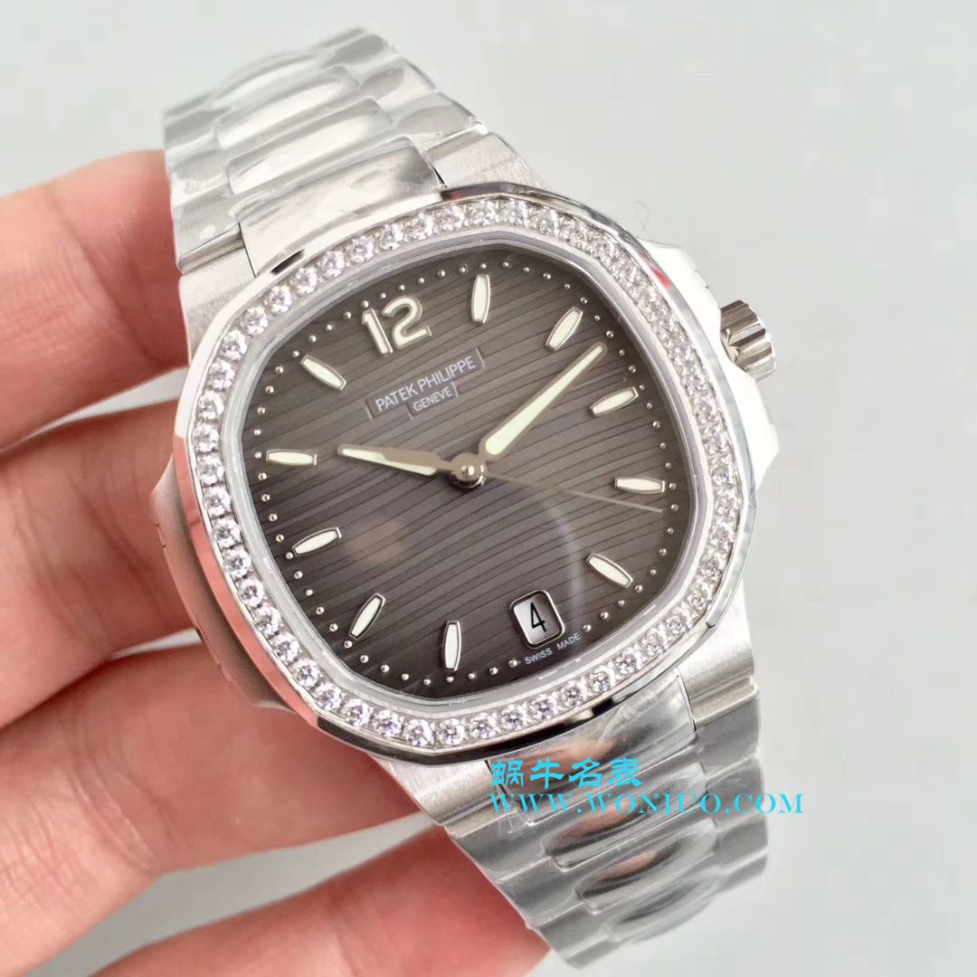 【PF一比一超A高仿手表】 PATEK PHILIPPE 运动系列7018/1A-001、7018/1A-010、7018/1A-011( Nautilus 女表) / BD163