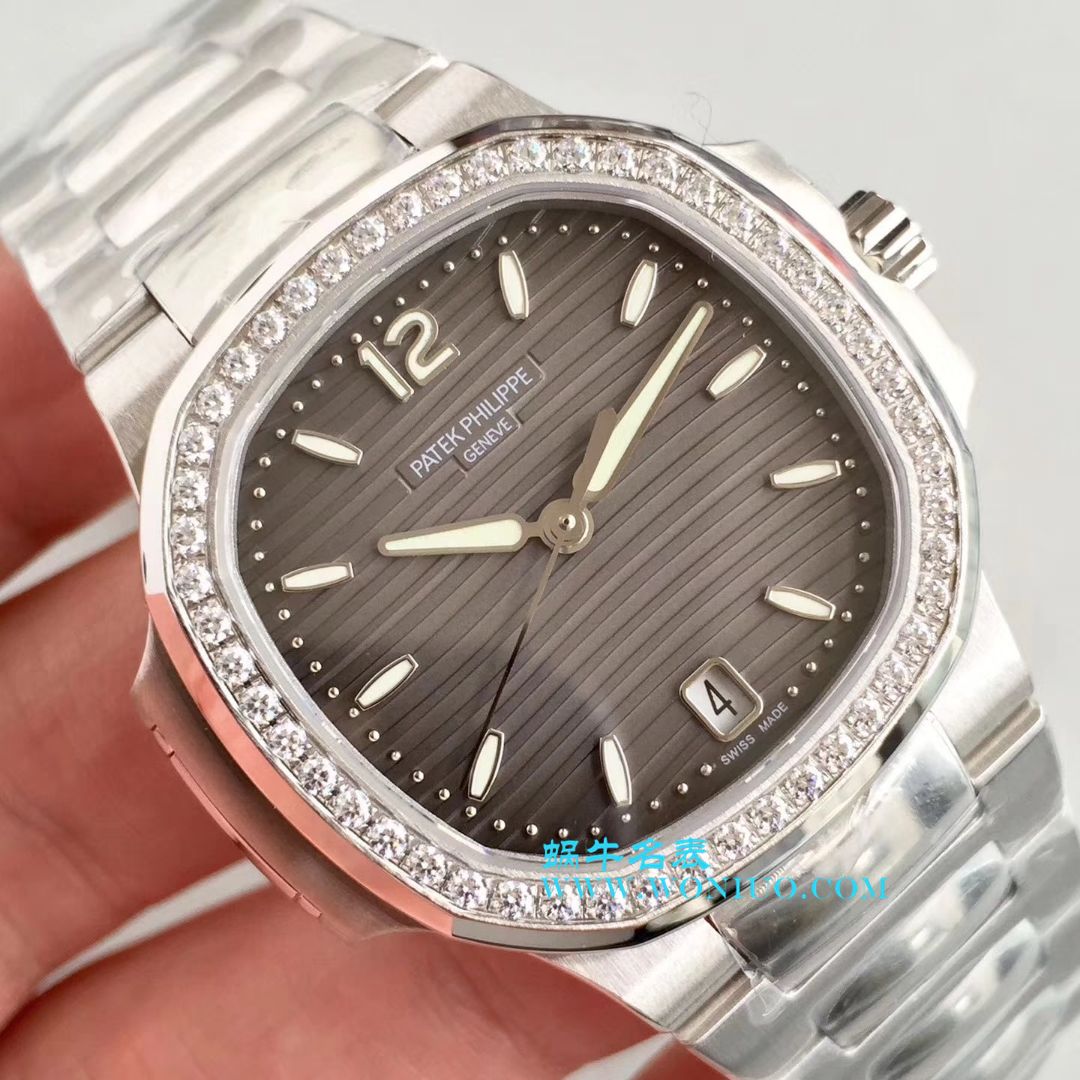 【PF一比一超A高仿手表】 PATEK PHILIPPE 运动系列7018/1A-001、7018/1A-010、7018/1A-011( Nautilus 女表) / BD163