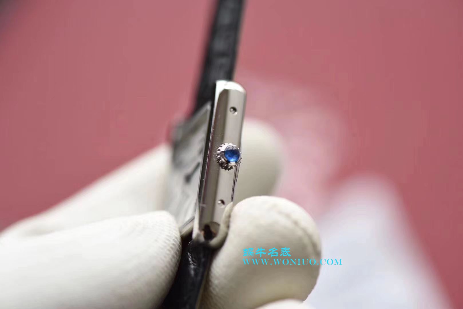 【独家视频测评K11 Factory 一比一超A高仿手表】 Cartier  坦克系列 W5200000 粉色女士石英 wrist watch  / KAD008