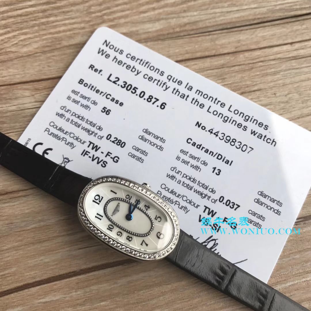 【 Video analysis KZ台湾 Factory 超A高精仿手表】 Longines 优雅圆舞曲系列L2.305.4.87.6女士石英 wrist watch  / LAC043