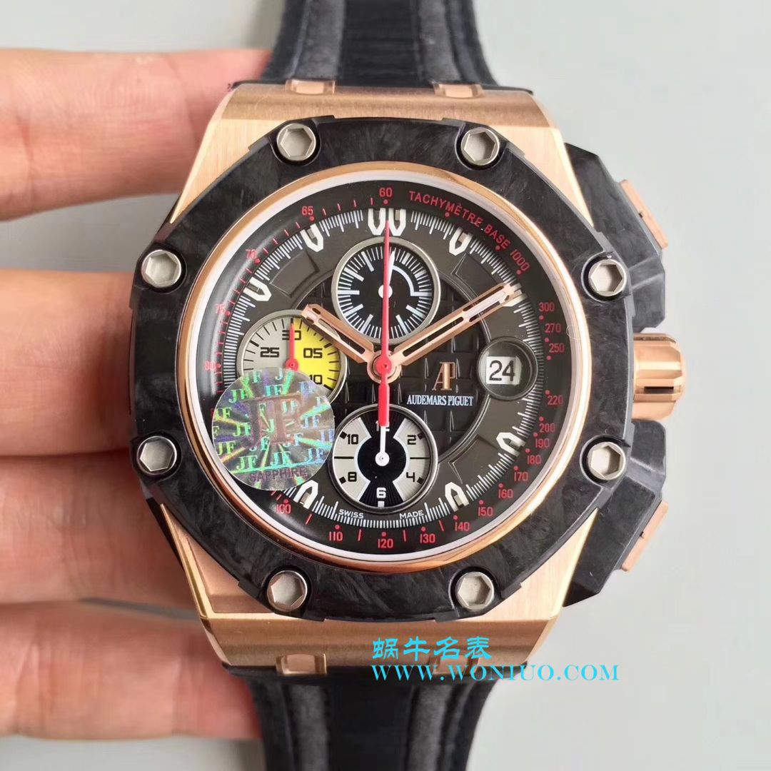 【JF Factory 超A复刻高仿】Audemars Piguet GP格林披治大奖赛限定版26290RO.OO.A001VE.01机械手表 / AP040