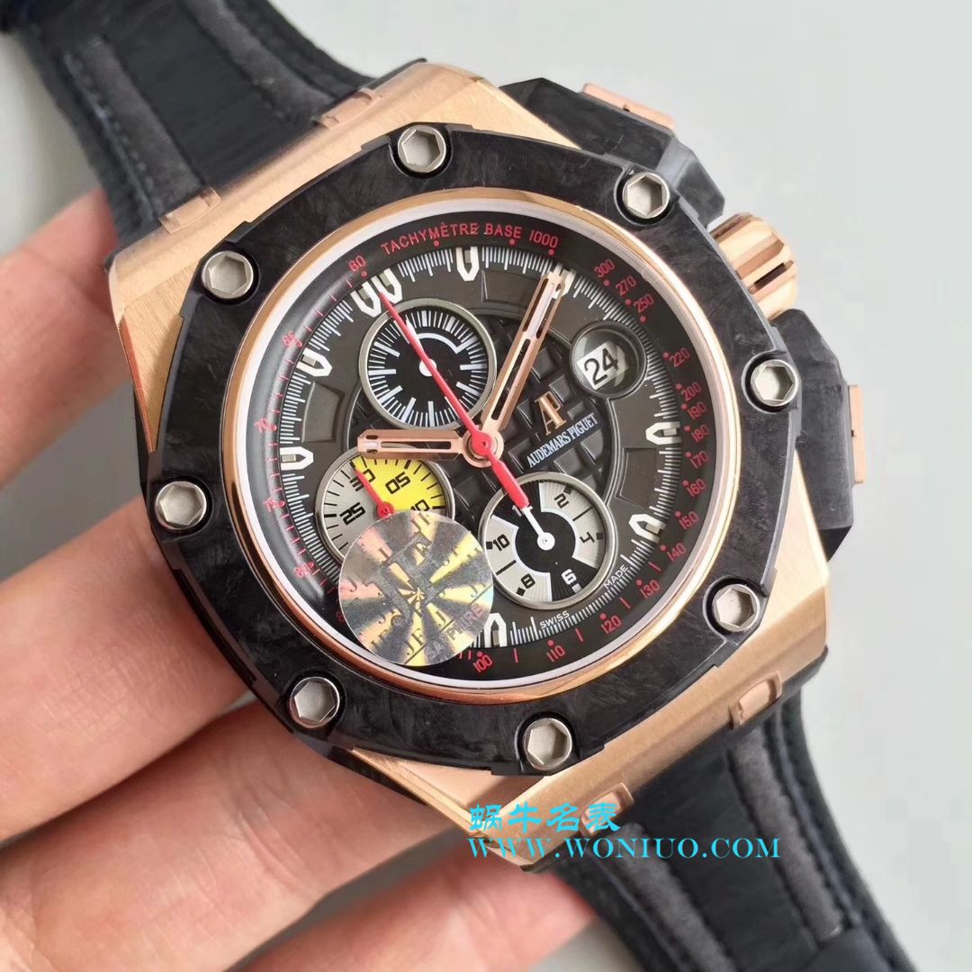 【JF Factory 超A复刻高仿】Audemars Piguet GP格林披治大奖赛限定版26290RO.OO.A001VE.01机械手表 / AP040